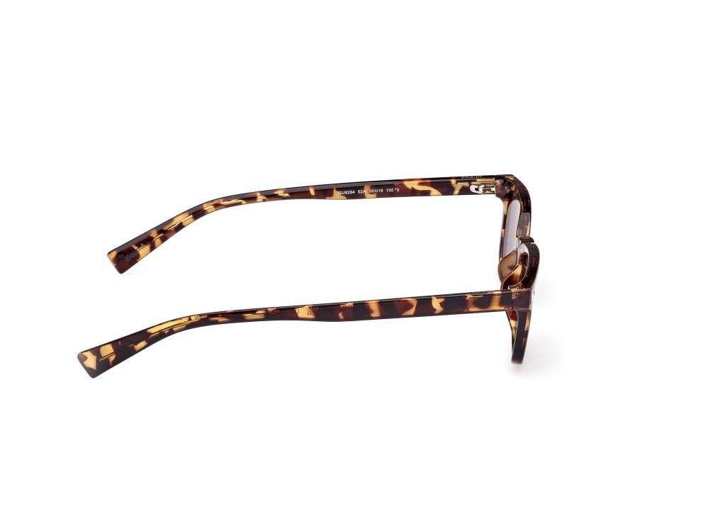 Sonnenbrillen Guess GU8284 (52A) farbe avana scura form rechteckig gläser fumo