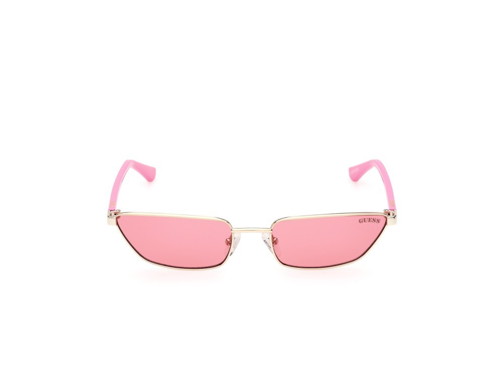 Sonnenbrillen Guess GU8285 (32S) farbe oro  form cat-eye gläser bordeaux