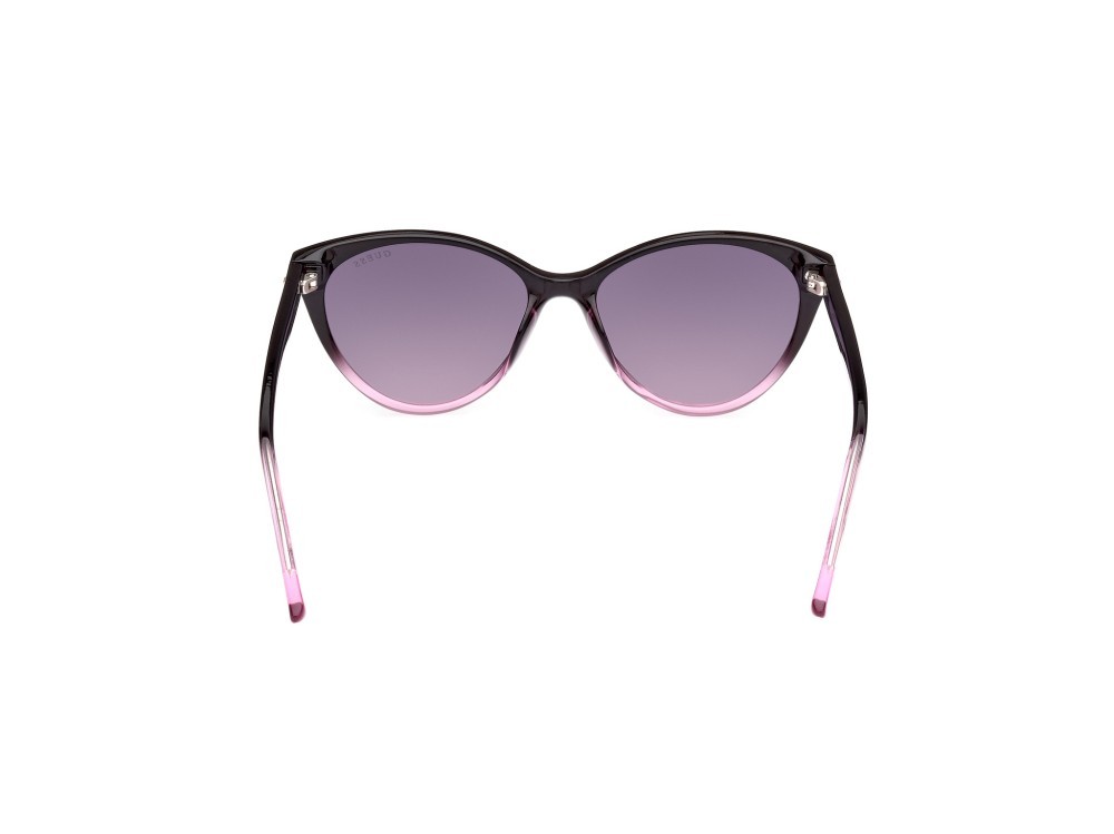 Occhiali da sole Guess GU8291 (05B) colore nero sfumato forma cat eye lenti fumo grad.
