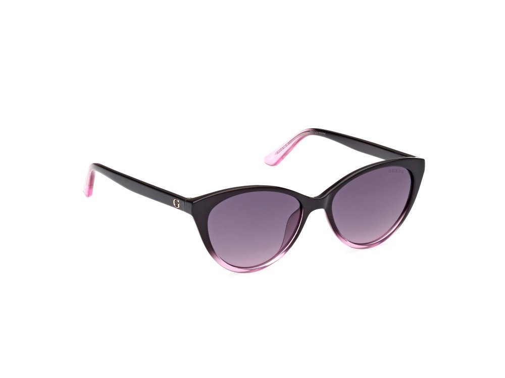Occhiali da sole Guess GU8291 (05B) colore nero sfumato forma cat eye lenti fumo grad.