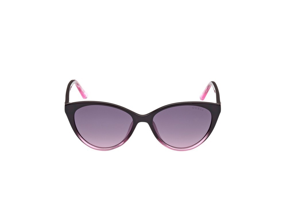 Occhiali da sole Guess GU8291 (05B) colore nero sfumato forma cat eye lenti fumo grad.