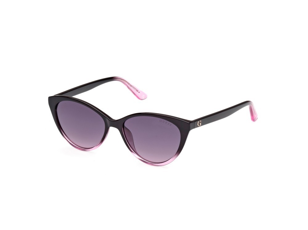 Occhiali da sole Guess GU8291 (05B) colore nero sfumato forma cat eye lenti fumo grad.