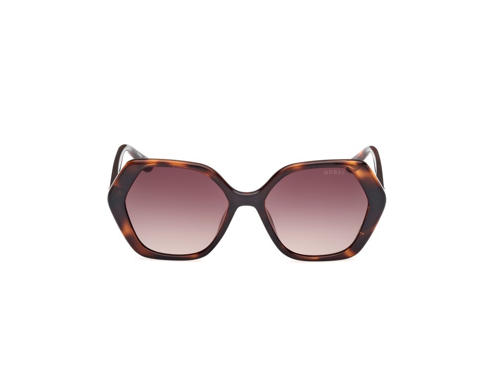 Occhiali da sole Guess GU8292 (52F) colore avana scura forma geometrico lenti marrone sfumato