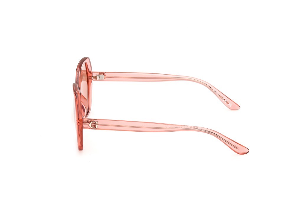 Sonnenbrillen Guess GU8292 (74S) farbe rosa form geometrisch gläser bordeaux
