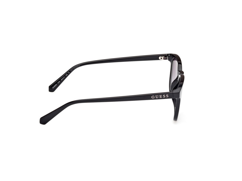 Sonnenbrillen Guess GU8293 (01B) farbe nero lucido form rund gläser fumo grad.