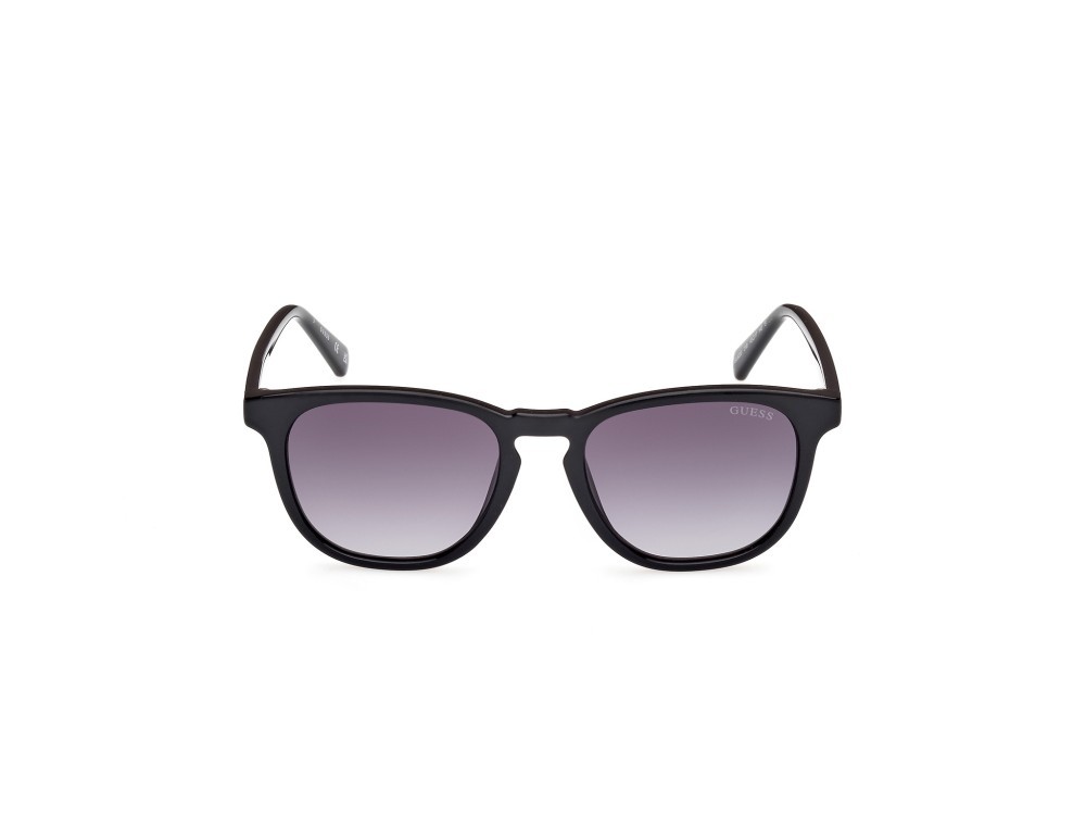 Sonnenbrillen Guess GU8293 (01B) farbe nero lucido form rund gläser fumo grad.