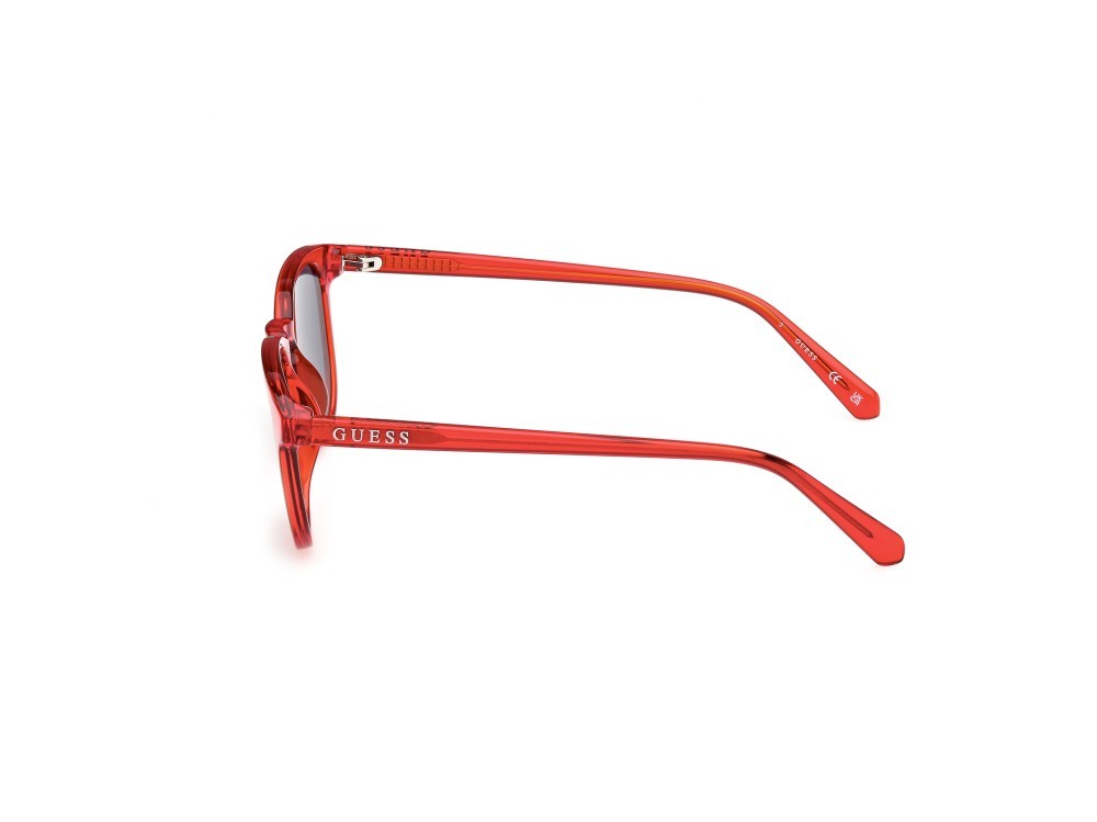 Occhiali da sole Guess GU8293 (66A) colore rosso forma rotondo lenti fumo