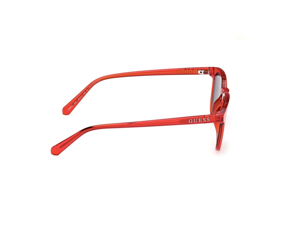 Occhiali da sole Guess GU8293 (66A) colore rosso forma rotondo lenti fumo