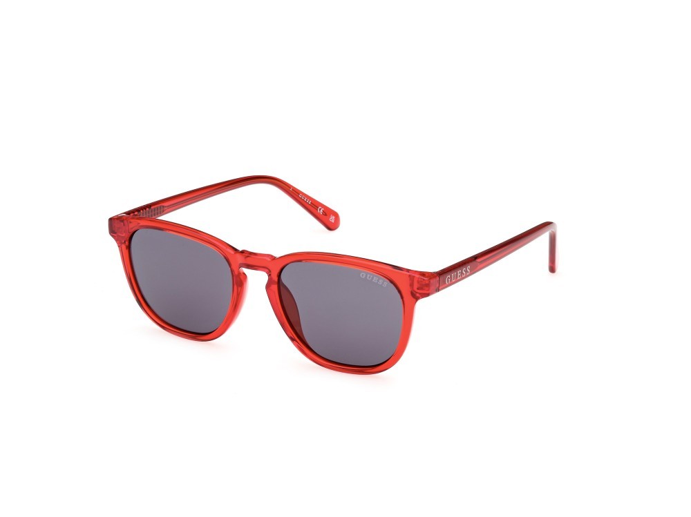 Occhiali da sole Guess GU8293 (66A) colore rosso forma rotondo lenti fumo