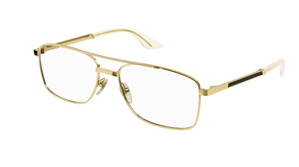Occhiali da vista Gucci Fashion Inspired GG0986O-001 colore gold forma aviator lenti transparent
