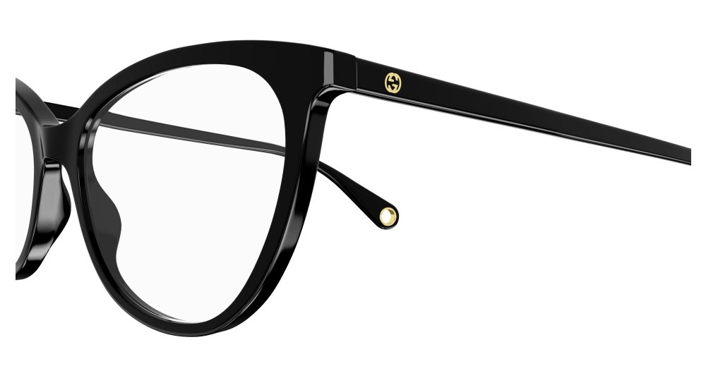 Occhiali da vista Gucci Fashion Inspired GG1079O-001 colore black forma cat eye lenti transparent