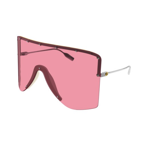 Occhiali da sole Gucci Fashion Inspired GG1244S-003 colore silver forma mask lenti pink