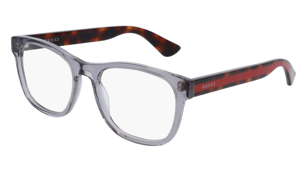 Occhiali da vista Gucci Urban GG0004O-004 colore havana forma rotondo lenti transparent