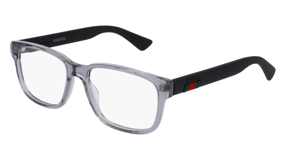 Occhiali da vista Gucci Urban GG0011O-003 colore black forma rettangolare lenti transparent