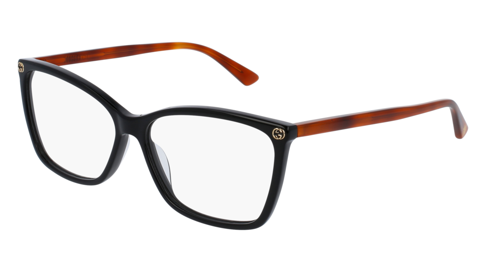 Occhiali da vista Gucci Sensual Romantic GG0025O-003 colore havana forma rotondo lenti transparent