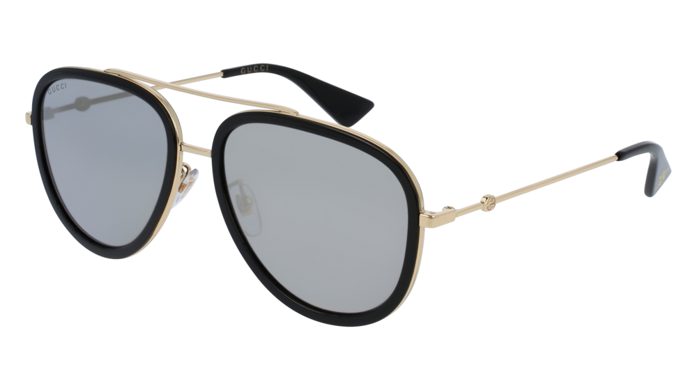 Sonnenbrillen Gucci Urban Gg0062s-001 farbe gold form aviator gläser gold