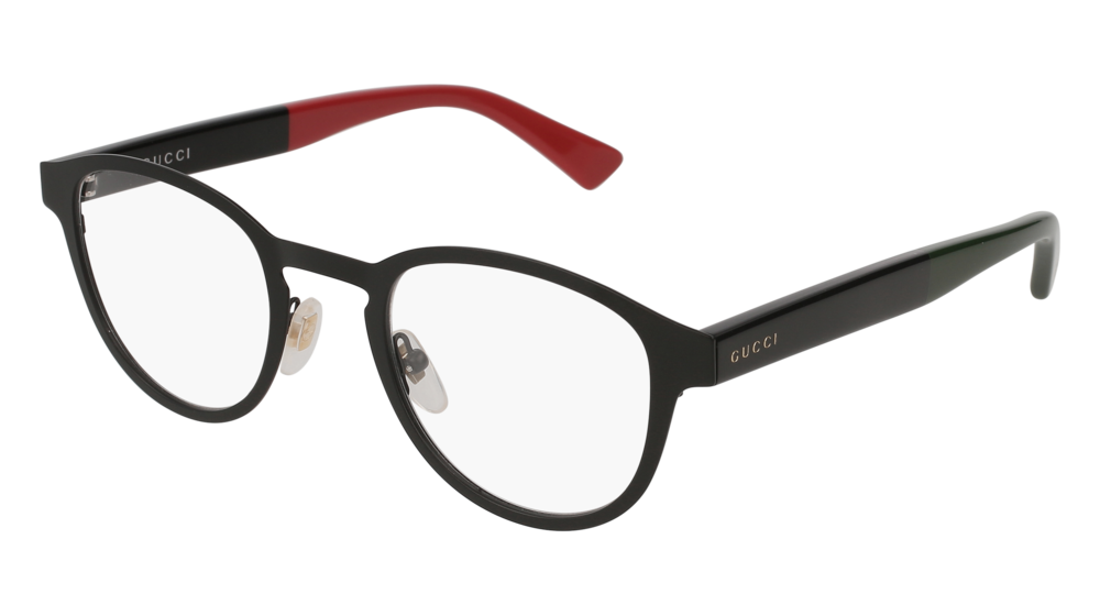 Occhiali da vista Gucci Urban GG0161O-002 colore black forma rotondo lenti transparent