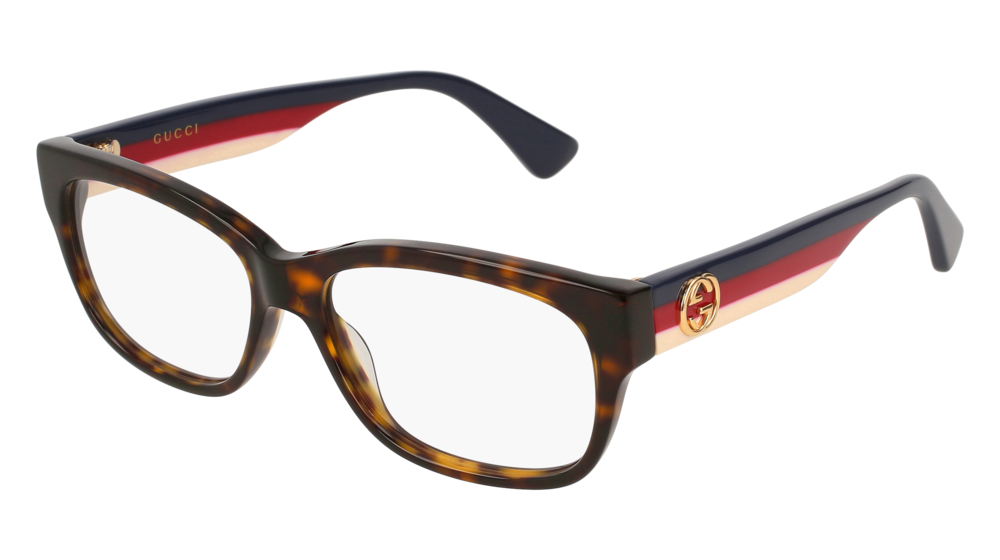 Occhiali da vista Gucci Web GG0278O-002 colore multicolor forma rettangolare lenti transparent
