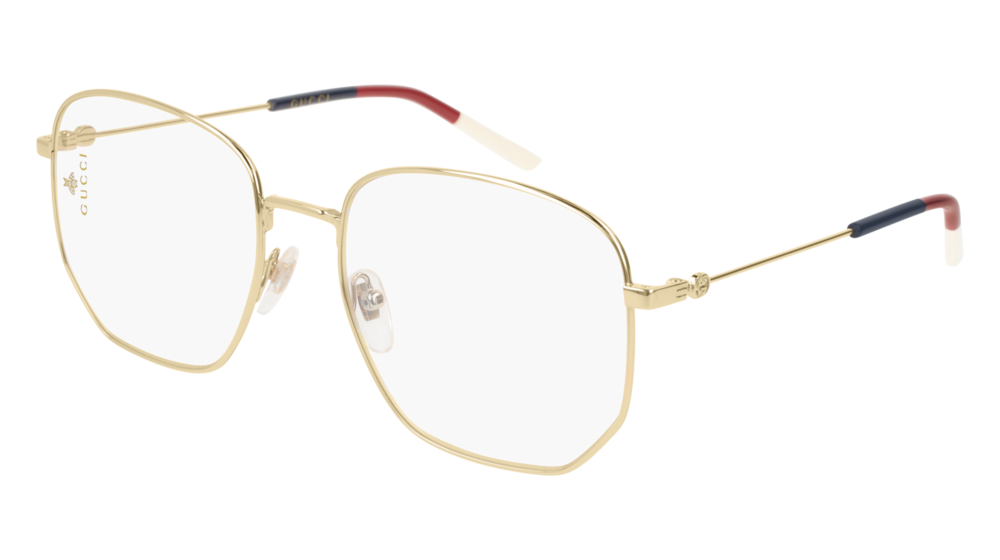 Occhiali da vista Gucci Urban GG0396O-002 colore gold forma aviator lenti transparent