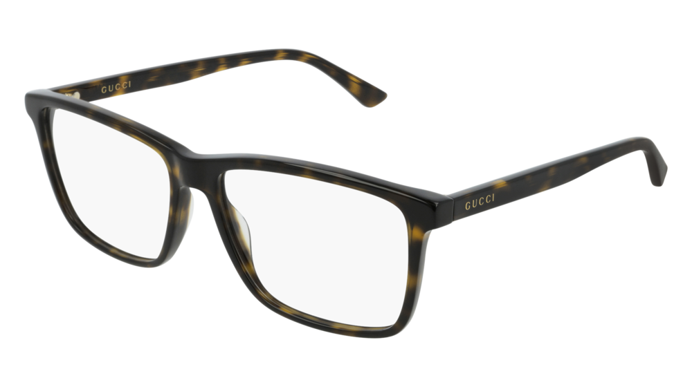 Occhiali da vista Gucci Urban GG0407O-006 colore havana forma rettangolare lenti transparent