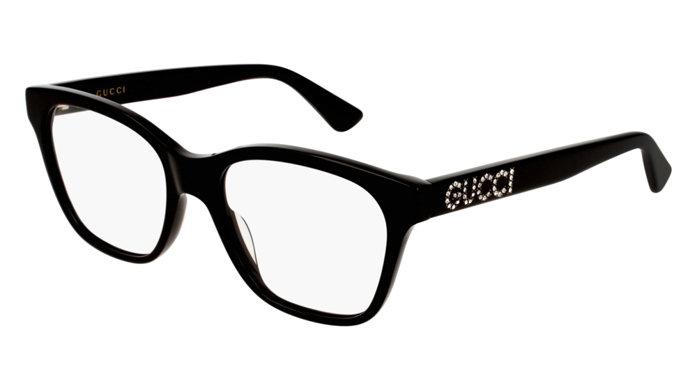 Occhiali da vista Gucci Fashion Inspired GG0420O-001 colore black forma rettangolare lenti transparent