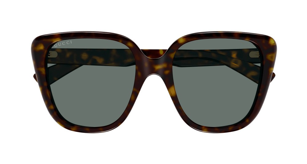 Sonnenbrillen Gucci GG1169S-003 farbe havana form schmetterling gläser verde