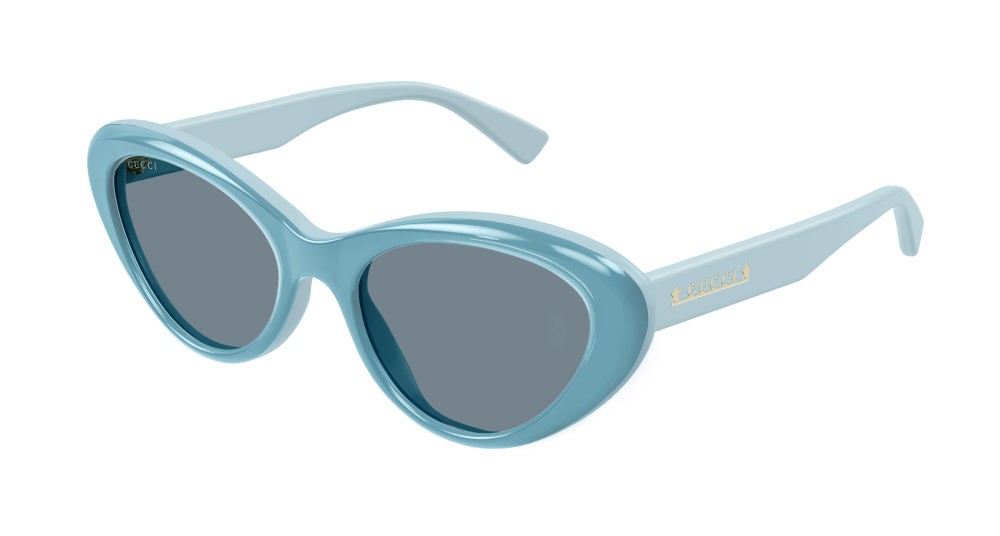 Sonnenbrillen Gucci GG1170S-003 farbe blu form cat-eye gläser blu