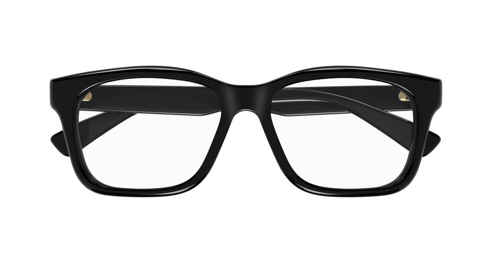 Occhiali da vista Gucci GG1177O-001 colore nero forma rettangolare lenti trasparente
