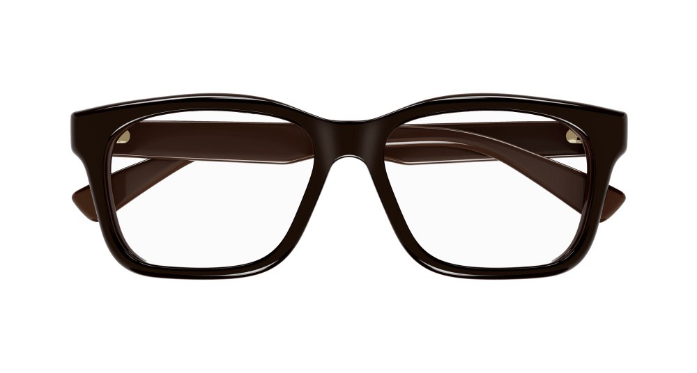 Occhiali da vista Gucci GG1177O-003 colore marrone forma rettangolare lenti trasparente