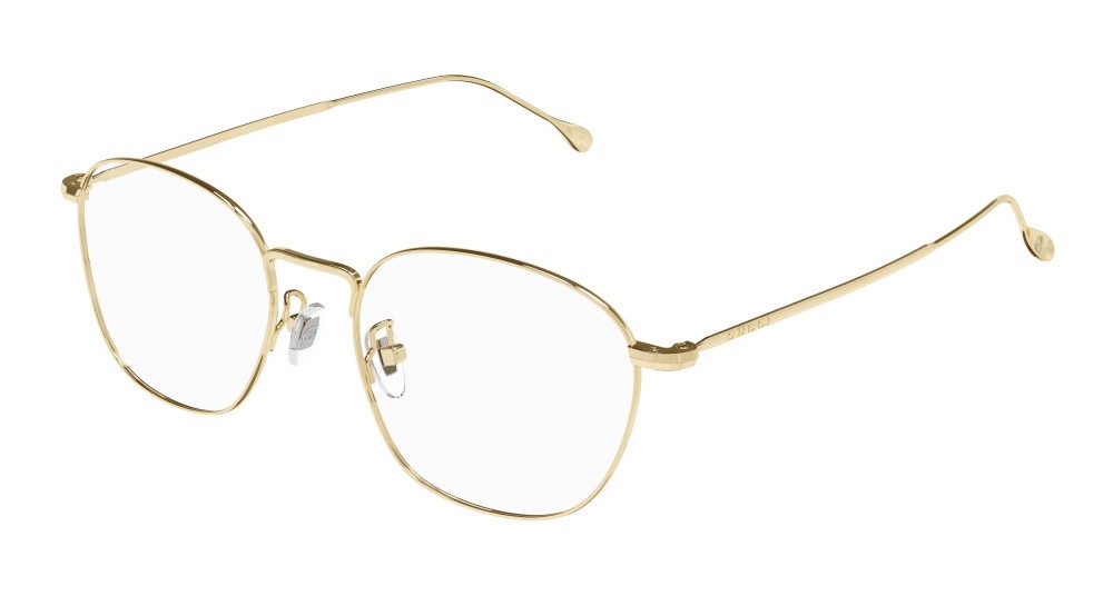 Occhiali da vista Gucci GG1186O-003 colore oro forma rotondo lenti trasparente