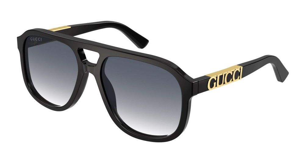 Sonnenbrillen Gucci GG1188S-002 farbe nero form aviator gläser grigio