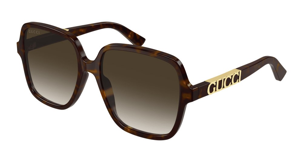 Sonnenbrillen Gucci GG1189S-003 farbe havana form rechteckig gläser marrone