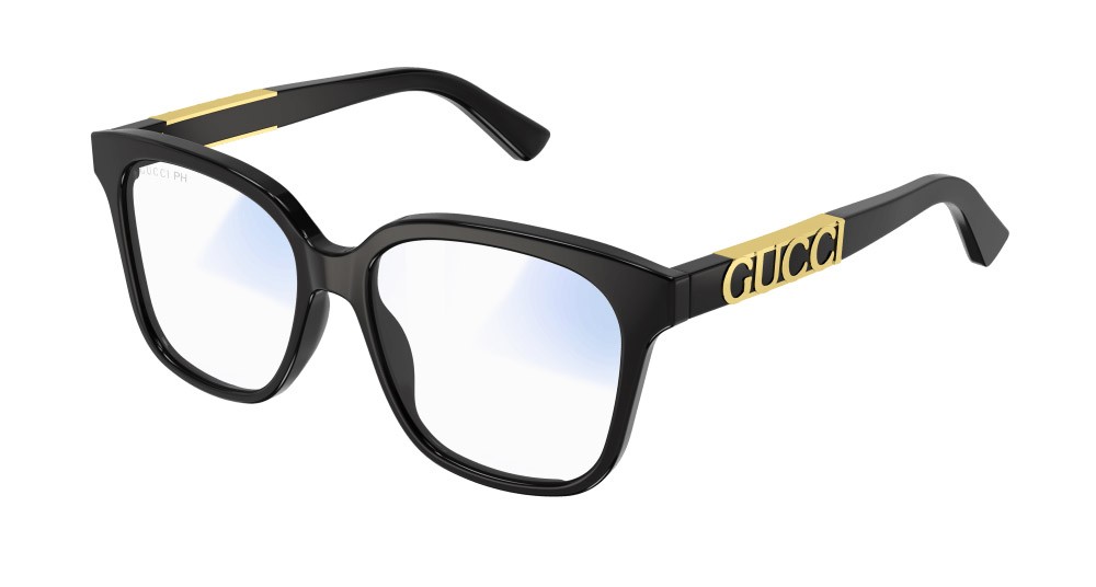 Sonnenbrillen Gucci GG1192S-001 farbe nero form rechteckig gläser trasparente