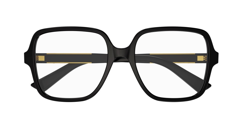 Occhiali da vista Gucci GG1193O-001 colore nero forma rettangolare lenti trasparente