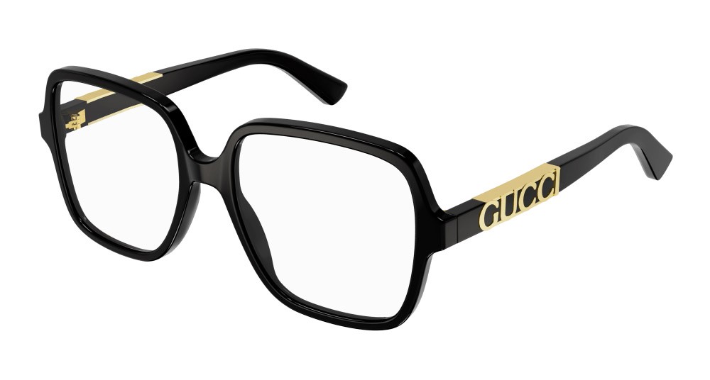 Occhiali da vista Gucci GG1193O-001 colore nero forma rettangolare lenti trasparente