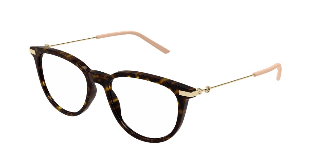 Occhiali da vista Gucci GG1200O-002 colore oro forma rotondo lenti trasparente