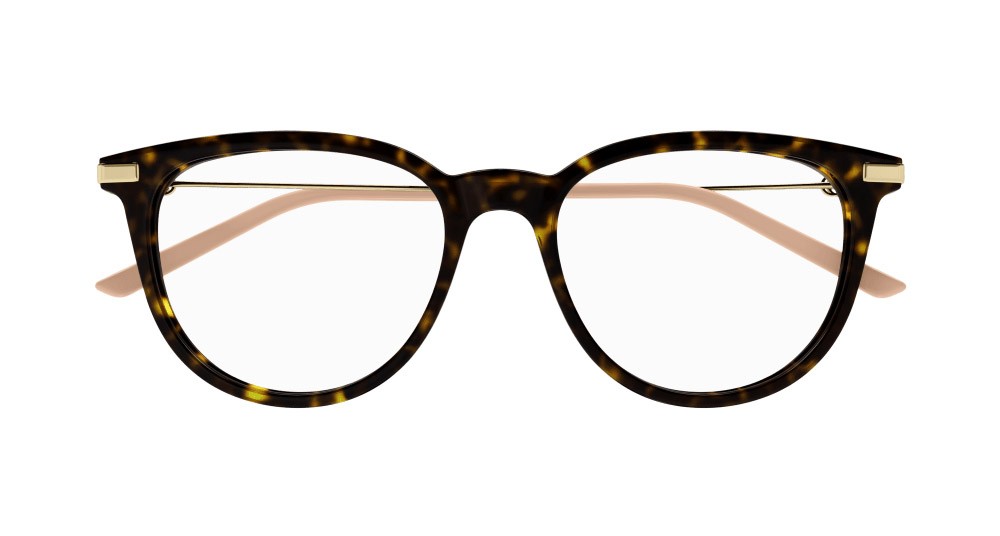 Occhiali da vista Gucci GG1200O-005 colore oro forma rotondo lenti trasparente
