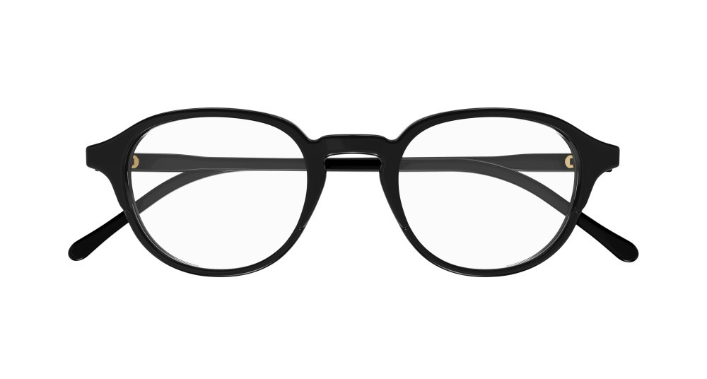 Occhiali da vista Gucci GG1212O-004 colore nero forma rotondo lenti trasparente