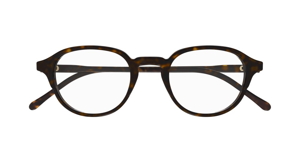 Occhiali da vista Gucci GG1212O-005 colore havana forma rotondo lenti trasparente