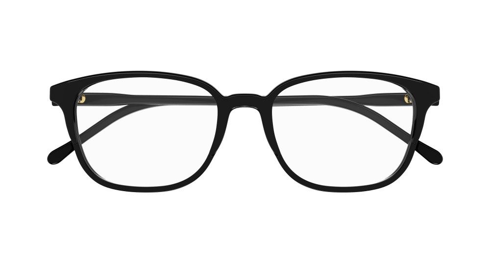 Occhiali da vista Gucci GG1213O-001 colore nero forma rettangolare lenti trasparente