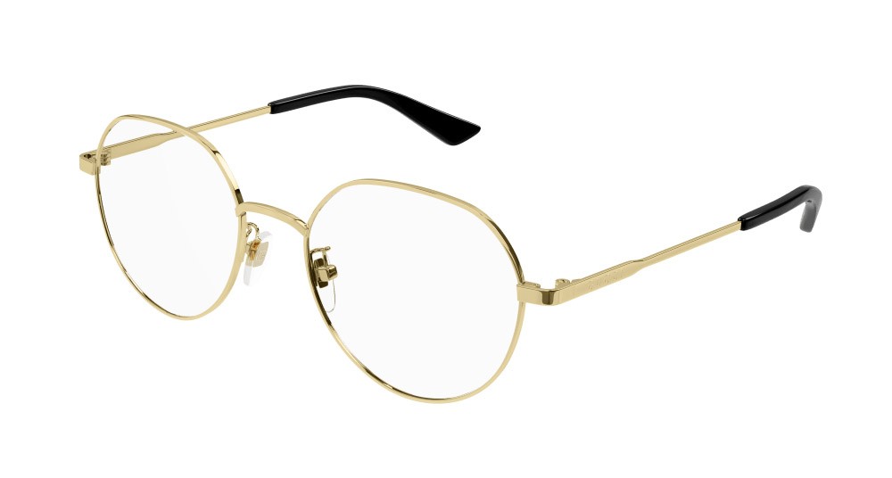 Occhiali da vista Gucci GG1232OA-002 colore oro forma rotondo lenti trasparente
