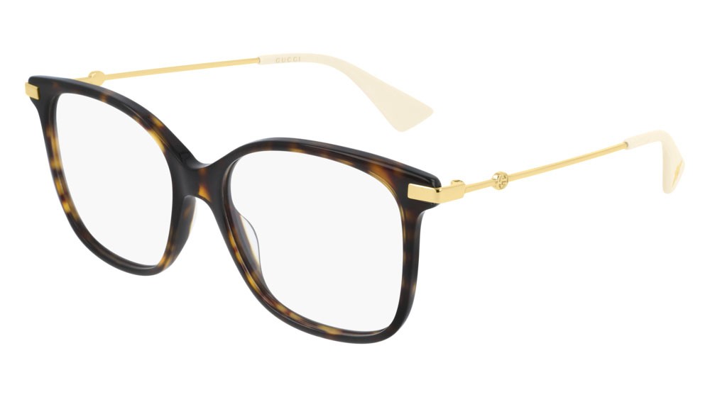 Occhiali da vista Gucci Logo GG0512O-002 colore gold forma rotondo lenti transparent