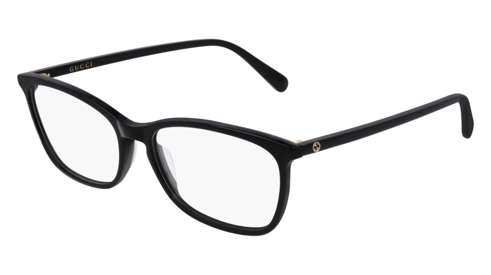 Occhiali da vista Gucci Logo GG0548O-005 colore black forma rettangolare lenti transparent