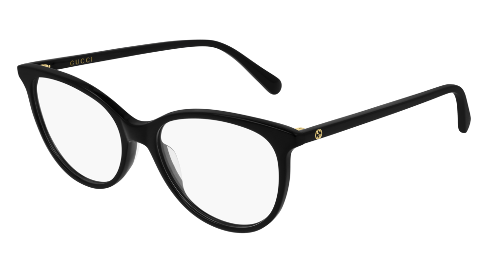 Occhiali da vista Gucci Logo GG0550O-005 colore black forma cat eye lenti transparent