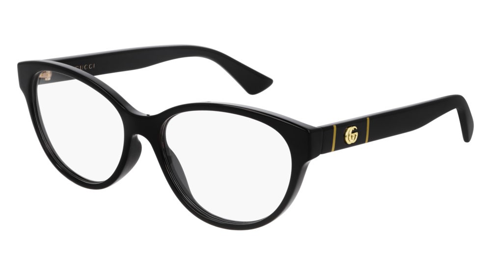 Occhiali da vista Gucci Logo GG0633O-001 colore black forma cat eye lenti transparent