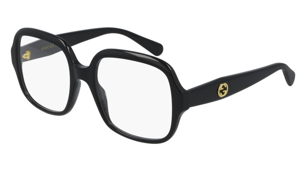 Occhiali da vista Gucci Logo GG0799O-001 colore black forma rettangolare lenti transparent
