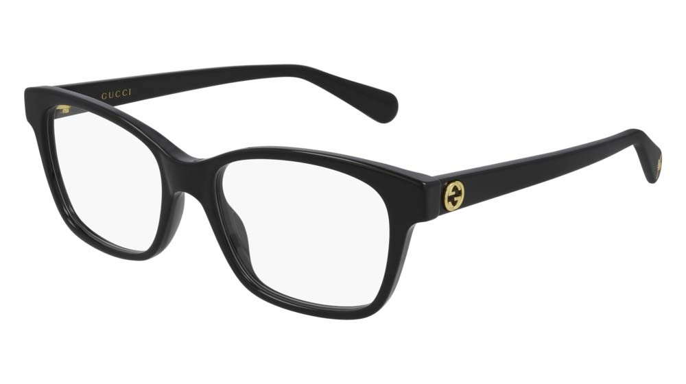 Occhiali da vista Gucci Logo GG0922O-005 colore black forma cat eye lenti transparent