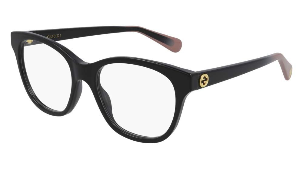 Occhiali da vista Gucci Logo GG0923O-003 colore black forma cat eye lenti transparent