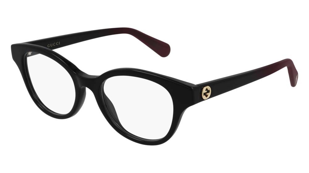 Occhiali da vista Gucci Logo GG0924O-003 colore black forma rettangolare lenti transparent