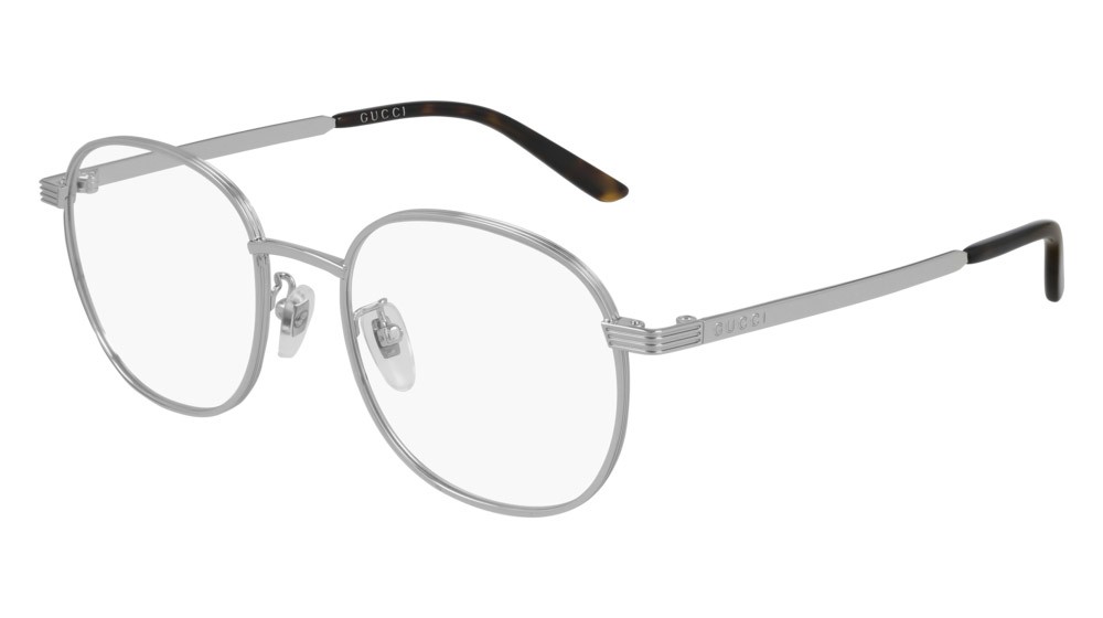 Occhiali da vista Gucci Logo GG0947OA-004 colore silver forma rotondo lenti transparent